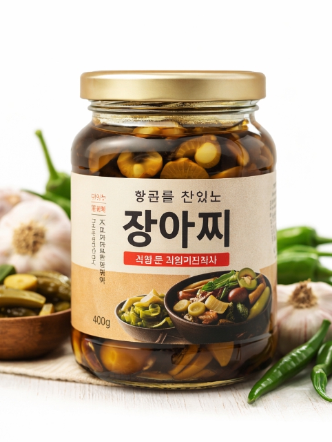 장아찌 숏폼 영상 제작